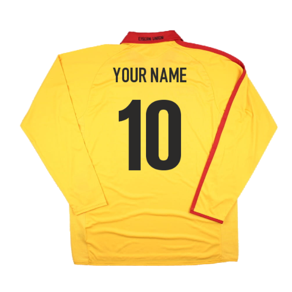 2008-2009 Union Berlin Long Sleeve Third Shirt (Your Name)