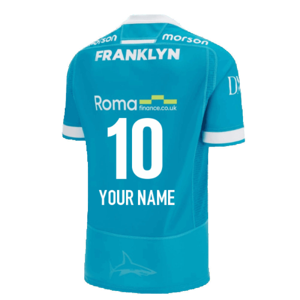 2023-2024 Sale Sharks Rugby Away Shirt (Your Name)