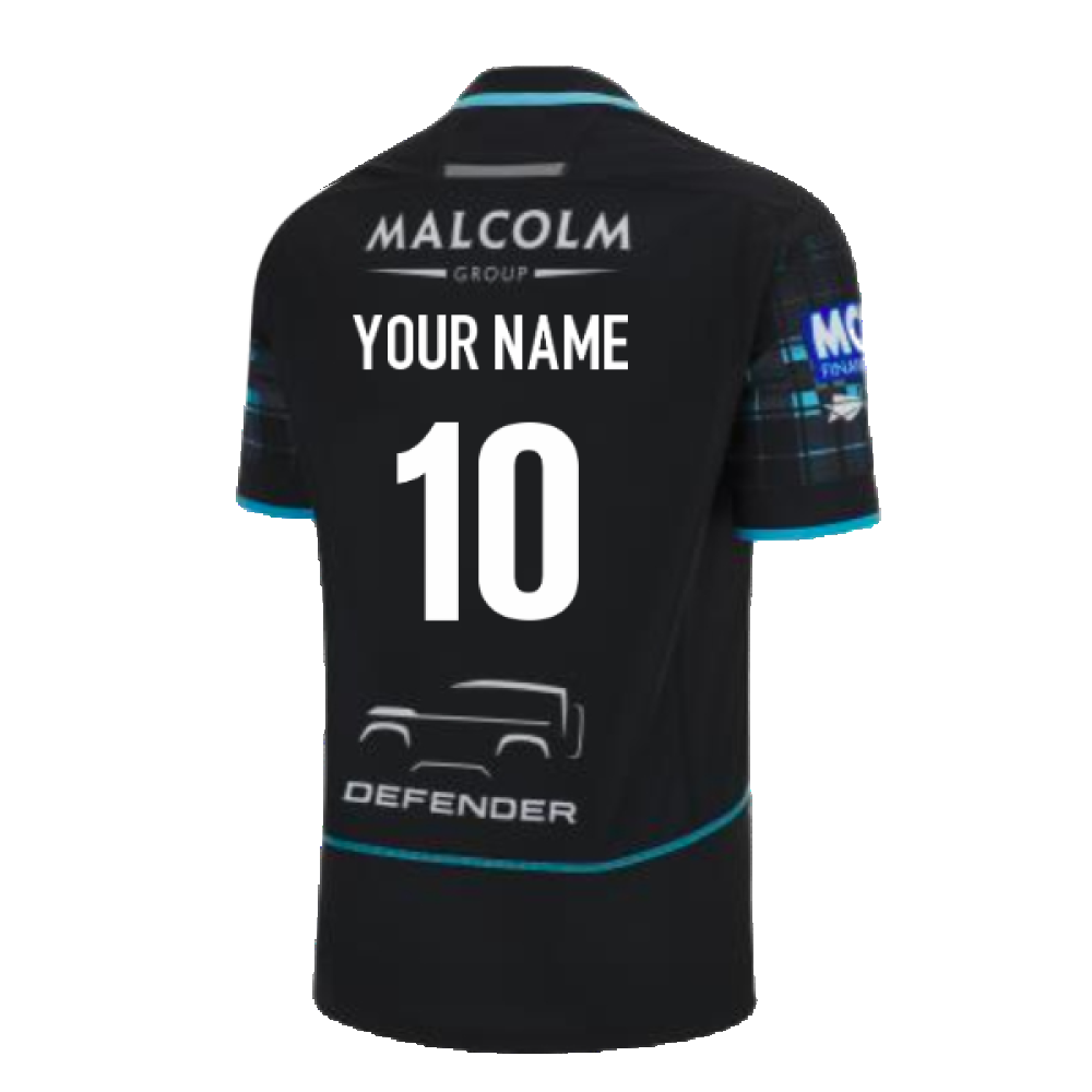 2023-2024 Glasgow Warriors Home Rugby Shirt (Kids) (Your Name)