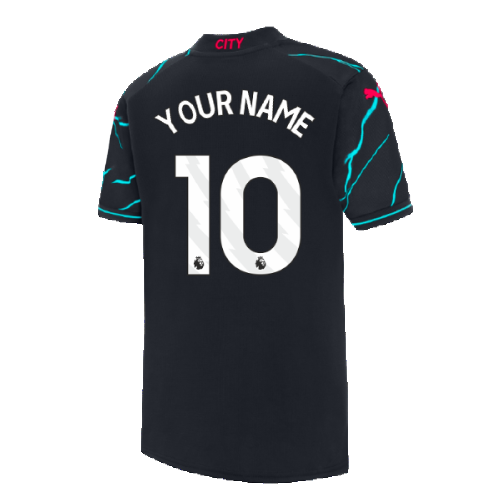 2023-2024 Man City Third Shirt (Kids) (Your Name)