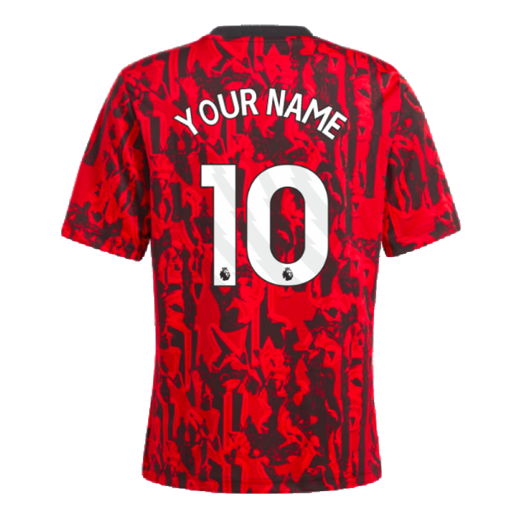 2023-2024 Man Utd Pre-Match Shirt (Red) - Kids (Your Name)