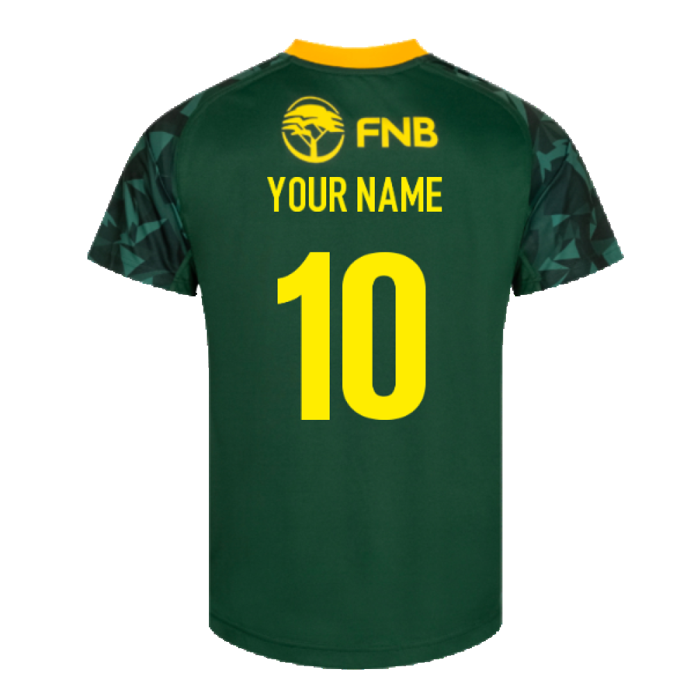 2018-2019 South Africa Springboks Sevens Mens Home Rugby Shirt (Your Name)