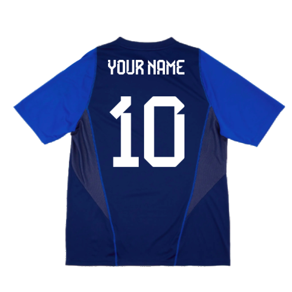 2023-2024 Scotland Player Issue Training Shirt (Navy) (Your Name)