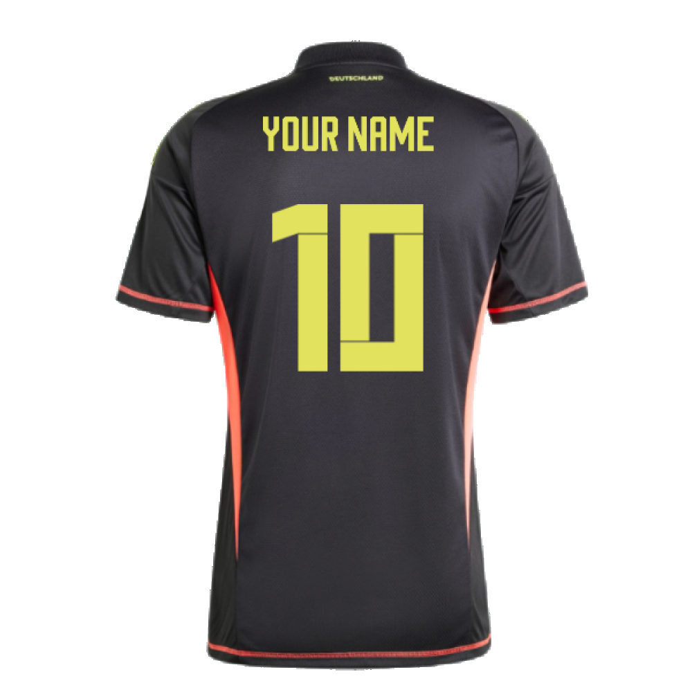 2024-2025 Germany Home Goalkeeper Shirt (Black) (Your Name)