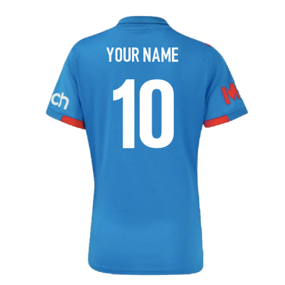 2024-2025 England Cricket ODI Replica S/S T-Shirt (Womens) (Your Name)