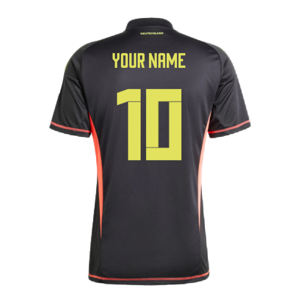 2024-2025 Germany Home Goalkeeper Shirt (Black) (Your Name)