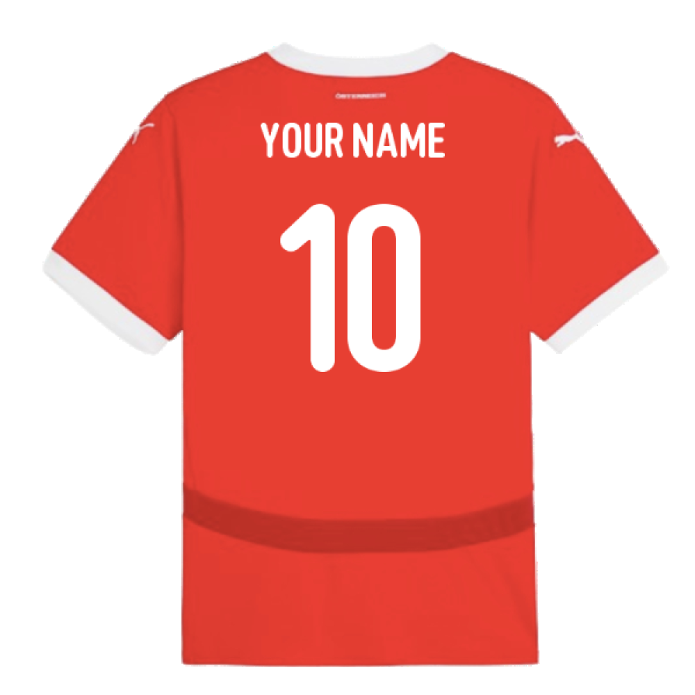 2024-2025 Austria Home Shirt (Your Name)