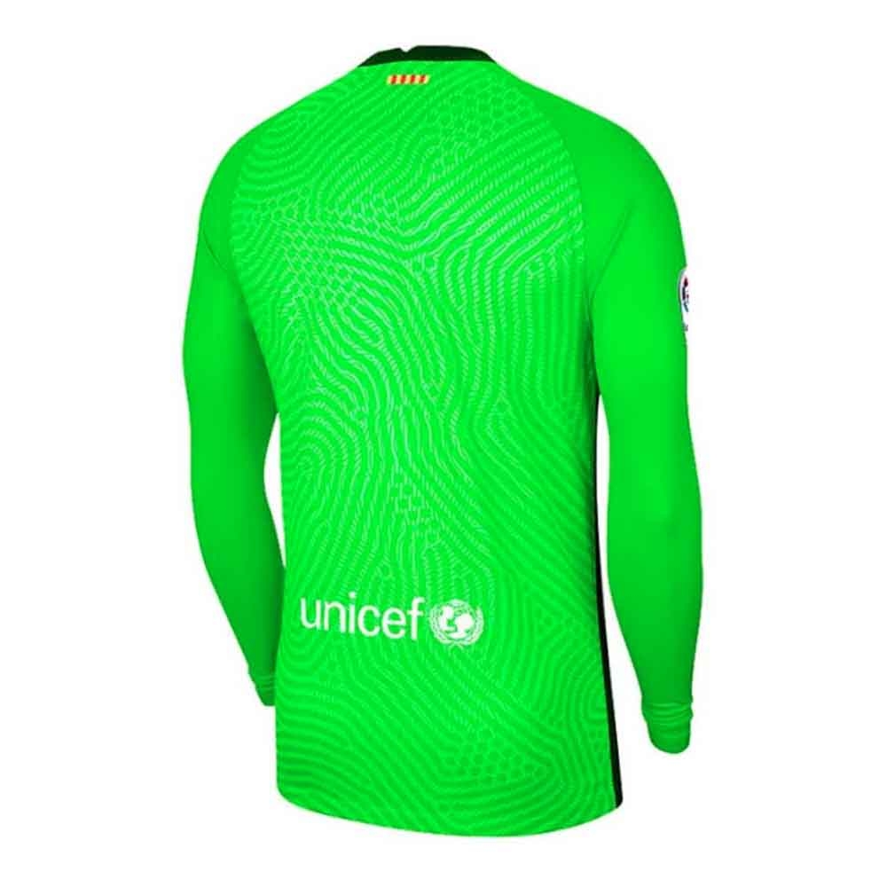 2020-2021 Barcelona Home Goalkeeper Shirt (Green) - Kids (Ter Stegen 1)