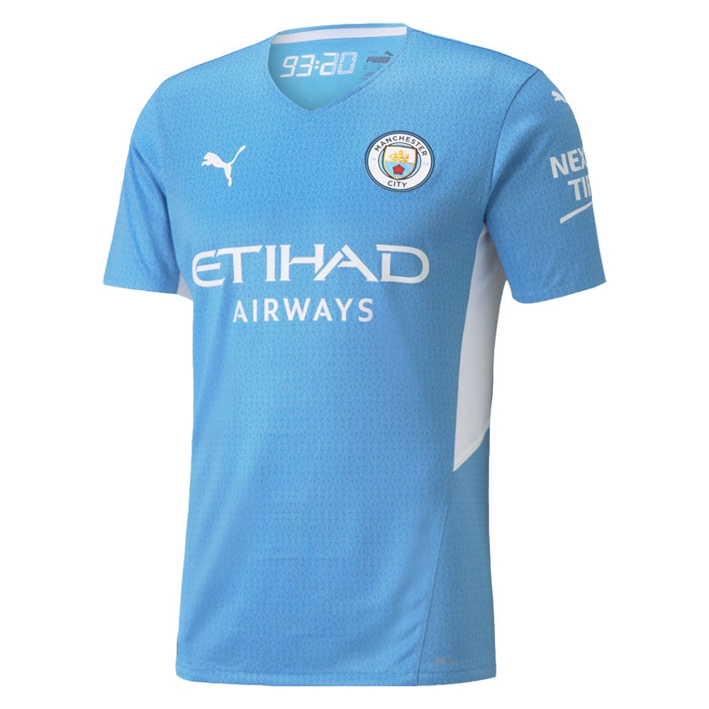 2021-2022 Man City Authentic Home Shirt (FERNANDINHO 25)