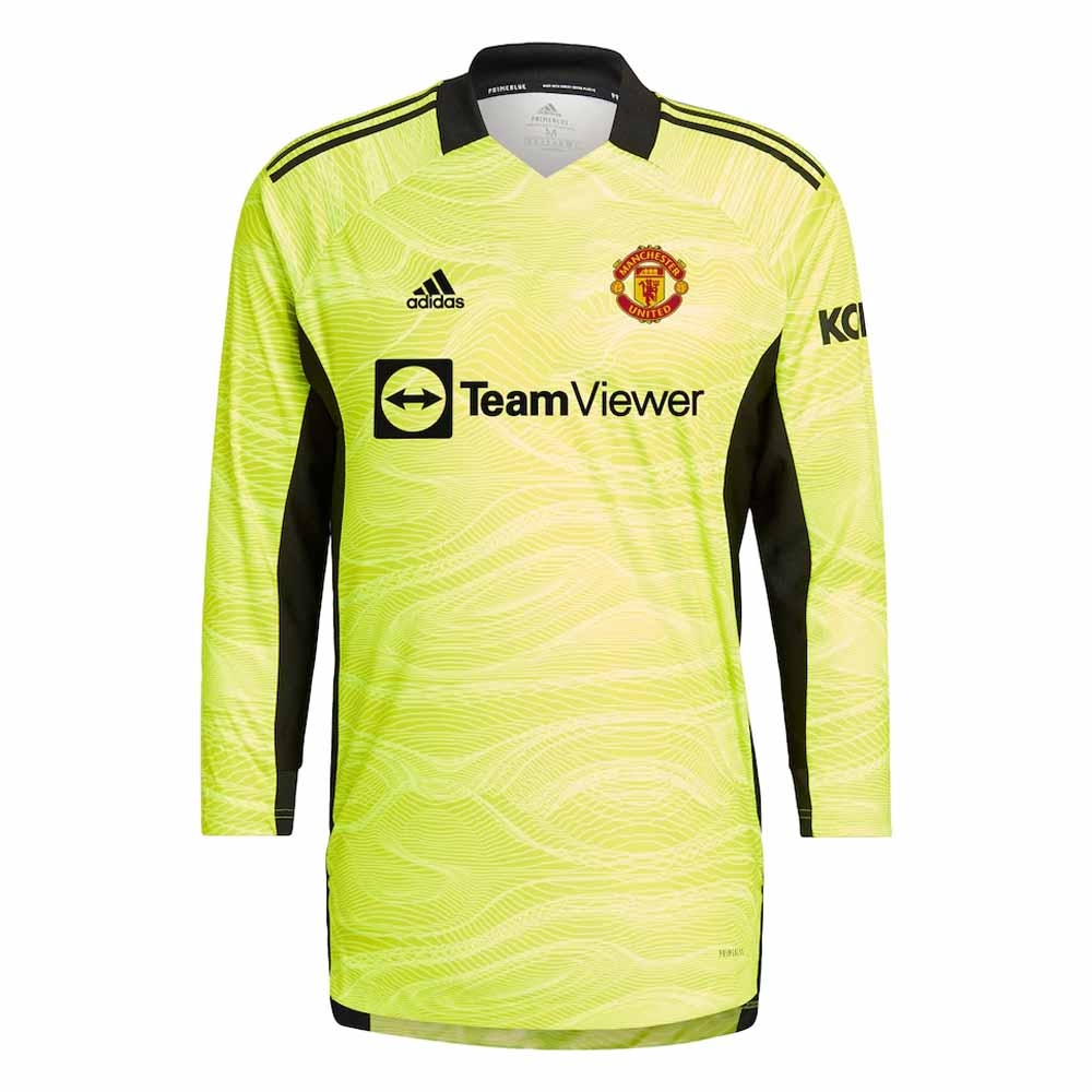 Man Utd 2021-2022 Home Goalkeeper Shirt (Yellow) (SCHMEICHEL 1)