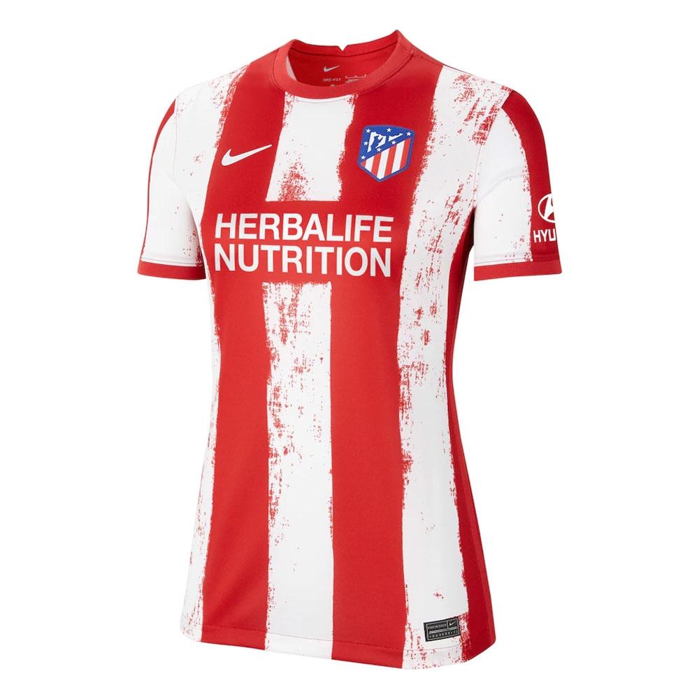 2021-2022 Atletico Madrid Womens Home Shirt (Your Name)