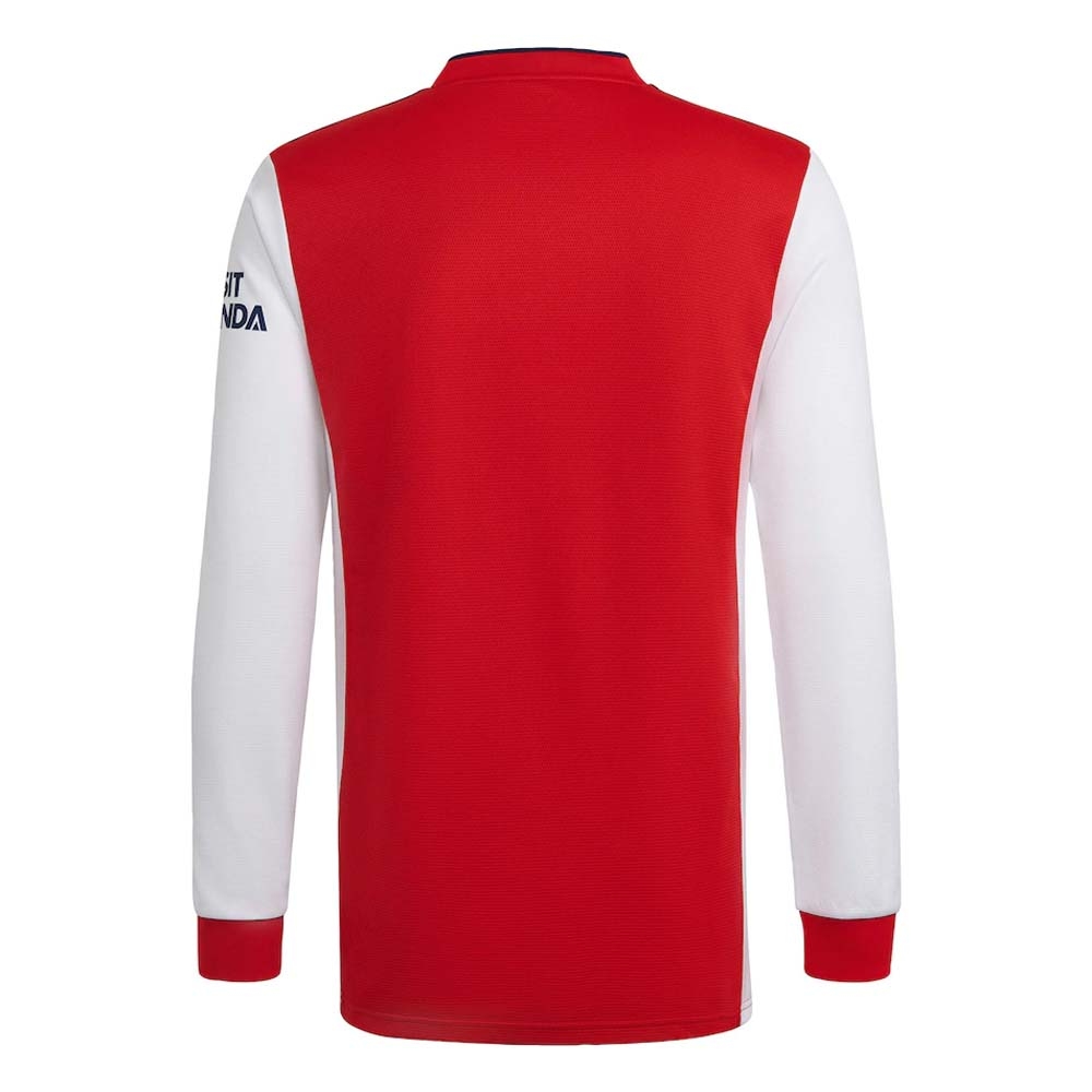 Arsenal 2021-2022 Long Sleeve Home Shirt (WHITE 4)