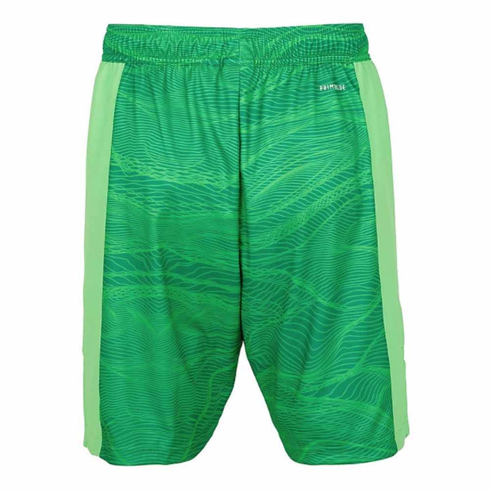 Arsenal 2021-2022 Home Goalkeeper Shorts (Solar Lime)