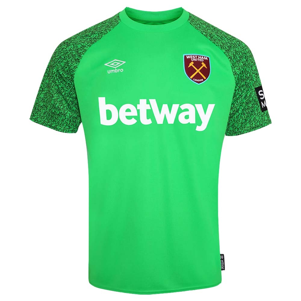 2021-2022 West Ham Home Goalkeeper Shirt (Green) (JAMES 1)