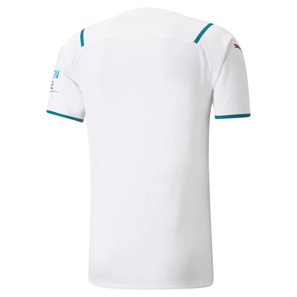 2021-2022 Man City Authentic Away Shirt (Your Name)