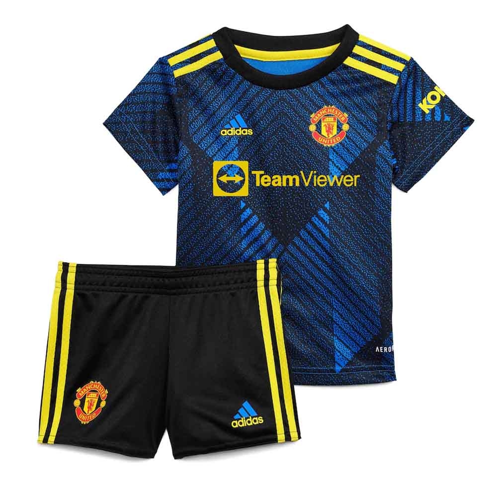 Man Utd 2021-2022 Third Baby Kit (Blue) (NEVILLE 2)