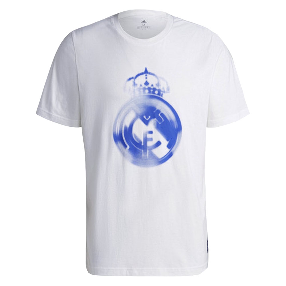 Real Madrid 2021-2022 Training Tee (White-Blue) (BENZEMA 9)