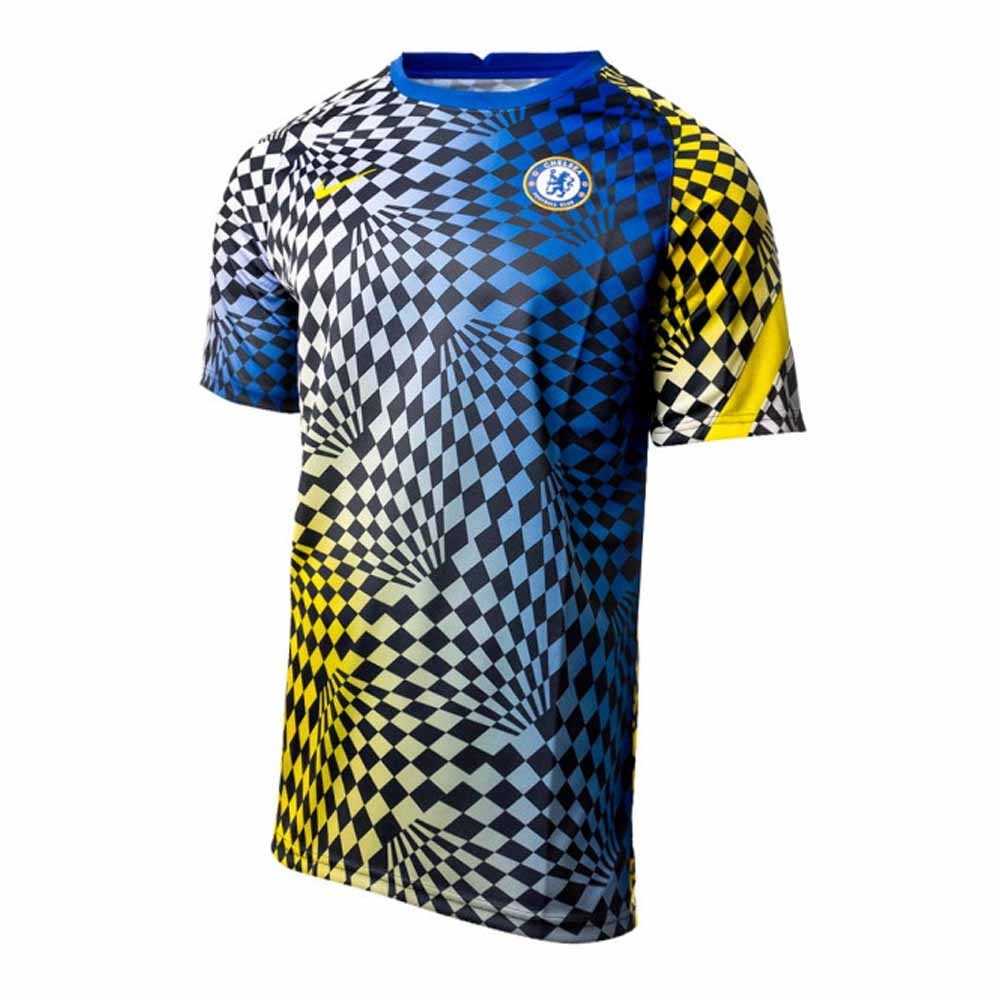 2021-2022 Chelsea Dry Pre-Match Training Shirt (Blue) (RUDIGER 2)