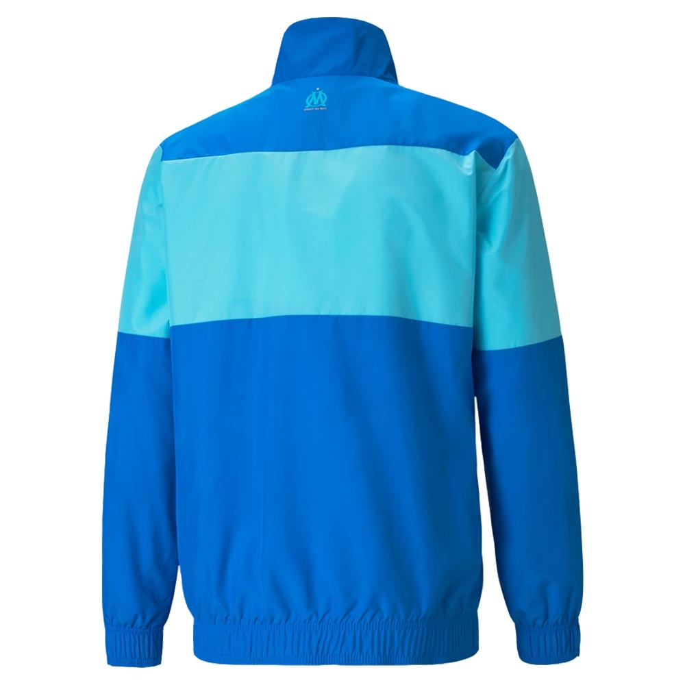 2021-2022 Marseille Pre-Match Jacket (Electric Blue)