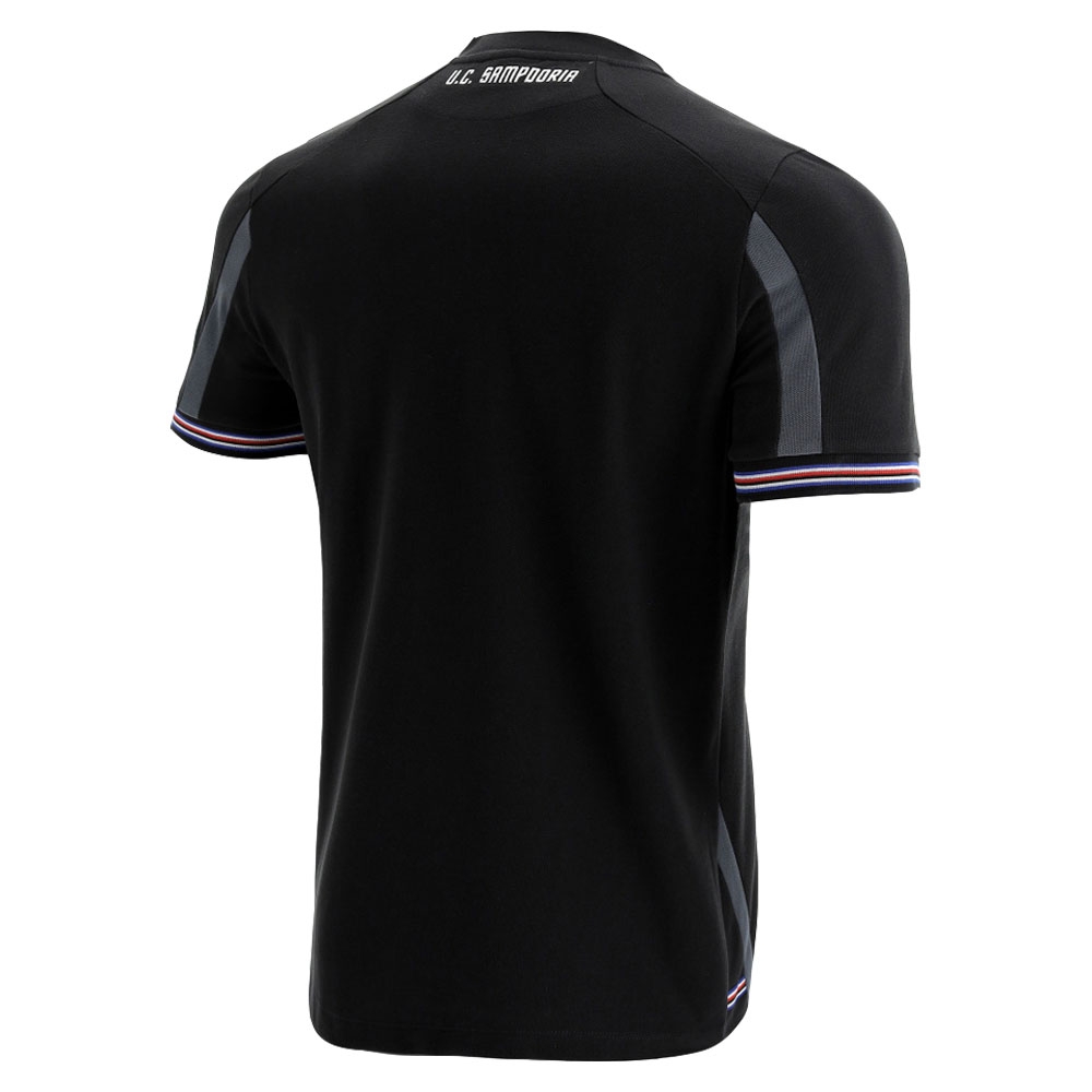 2021-2022 Sampdoria Polycotton Polo Shirt (Black)