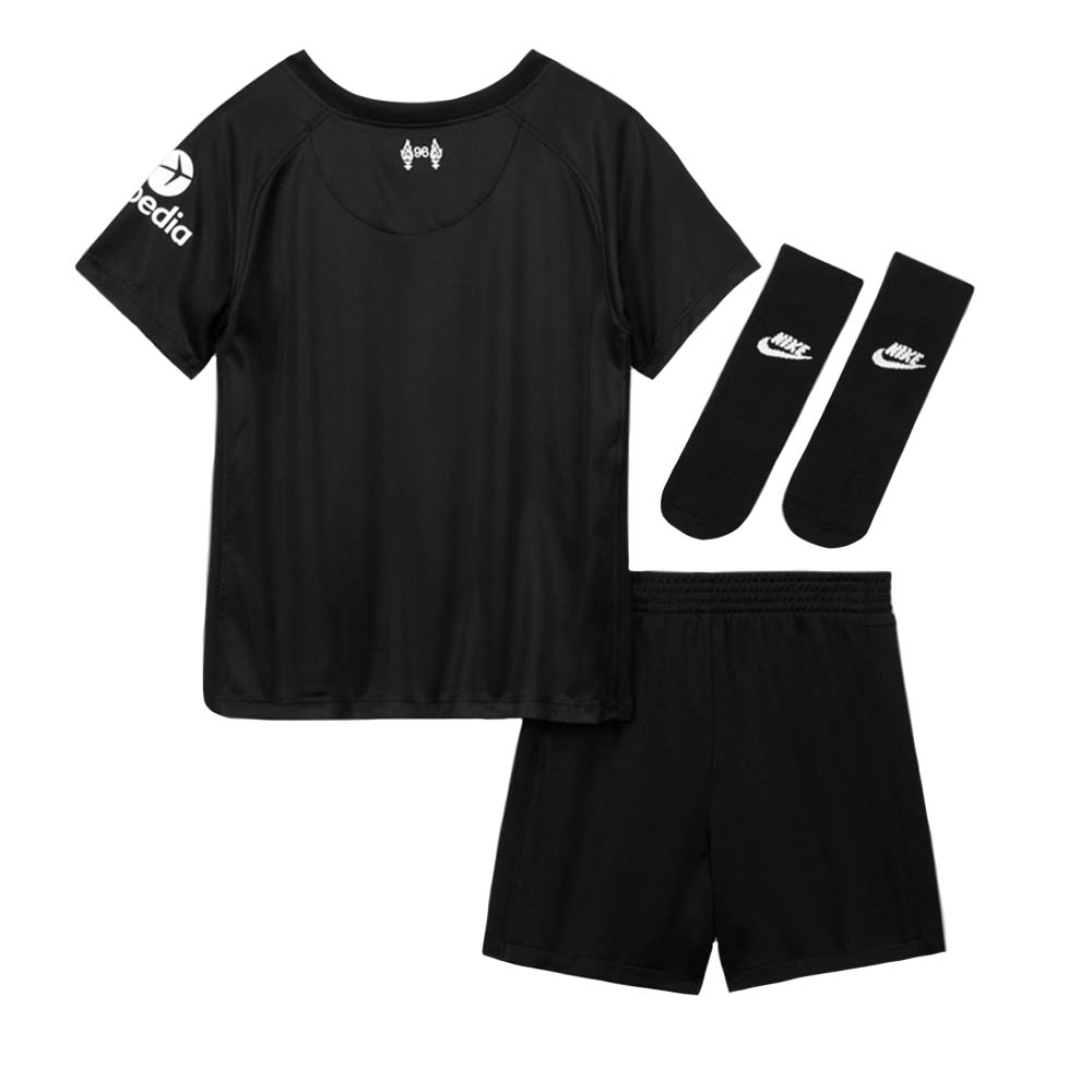 Liverpool 2021-2022 Goalkeeper Baby Kit (Black) (Dudek 1)