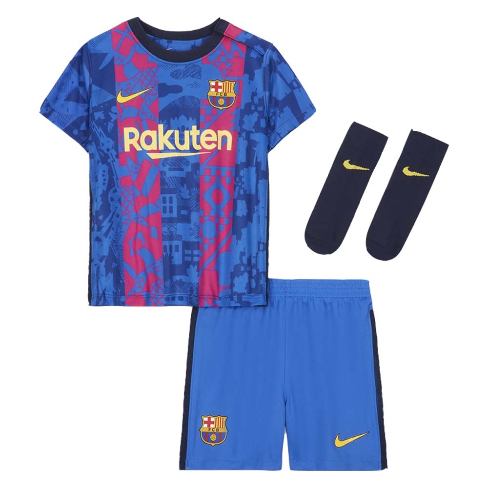 2021-2022 Barcelona Infants 3rd Kit (TRINCAO 17)