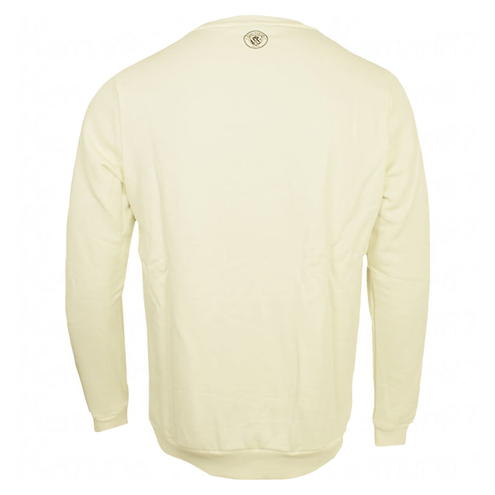 2021-2022 Man City FtblFeat Crew Sweat (White)