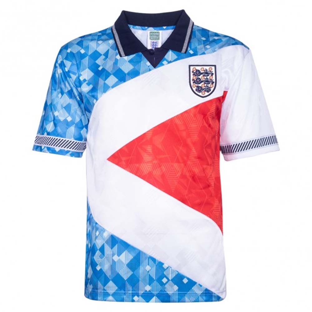 England 1990 Mash Up Retro Football Shirt (Your Name)