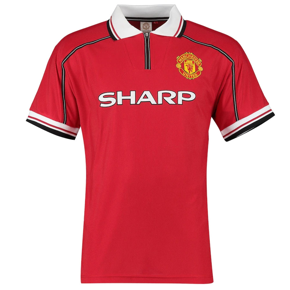 1999 Manchester United Home Football Shirt (Blomqvist 15)