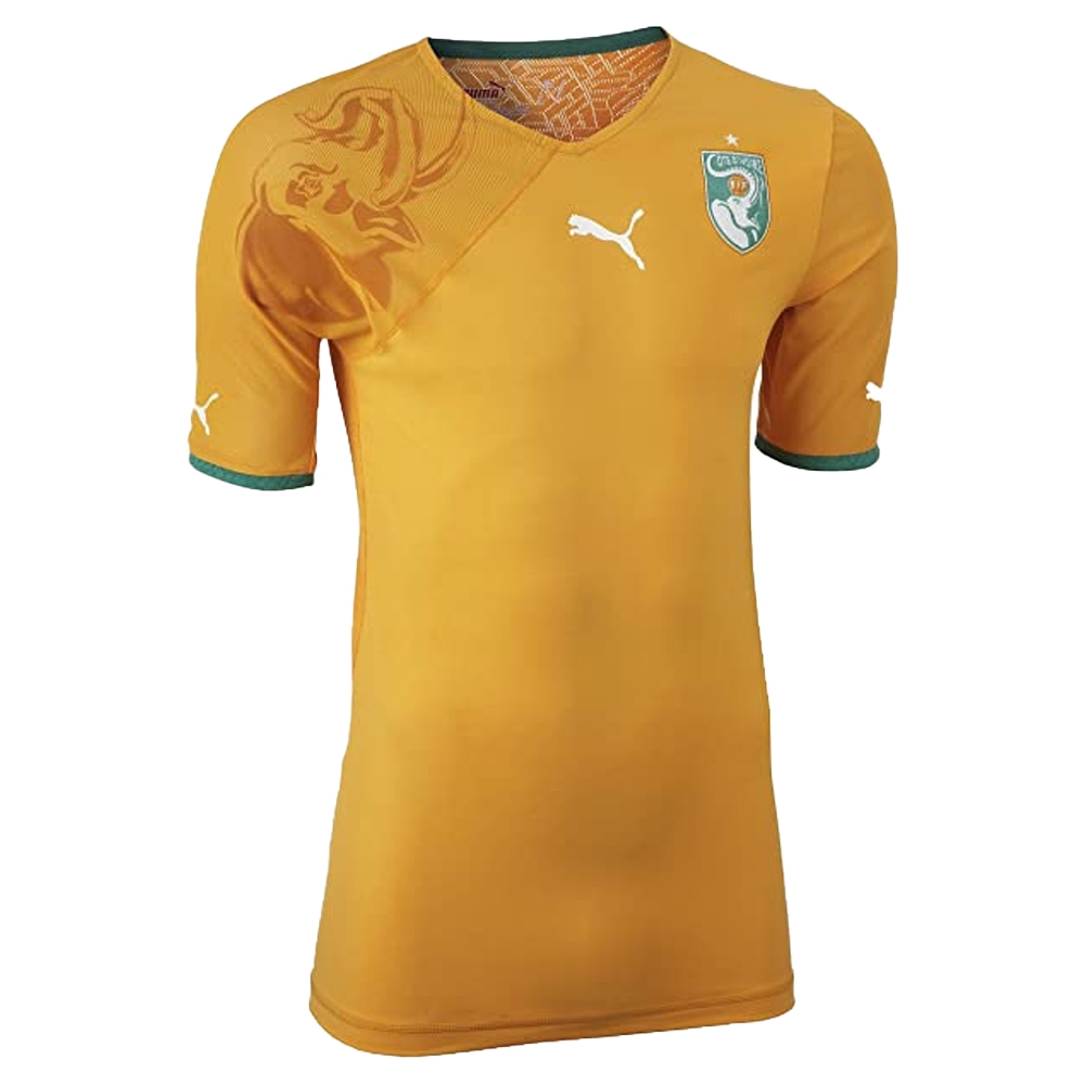 2010-2011 Ivory Coast Authentic Home Shirt (DROGBA 11)