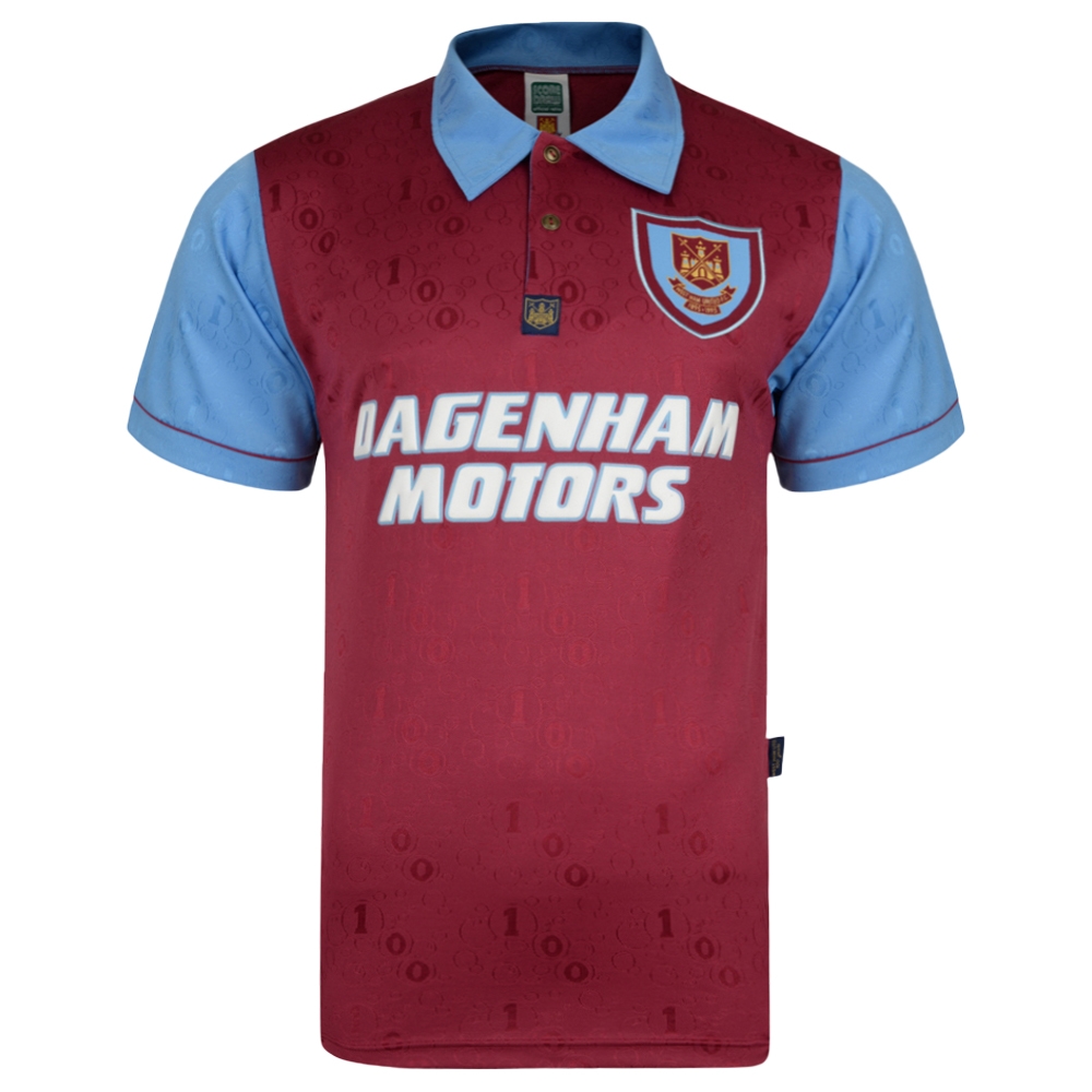 West Ham 1995-1996 Home Retro Shirt (Your Name)