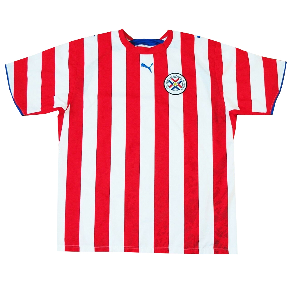 2006-2007 Paraguay Home Shirt (RIVEROS 16)