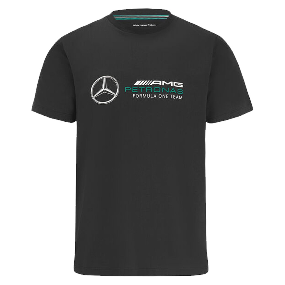 2022 Mercedes Large Logo Tee (Black) - Kids (Your Name)