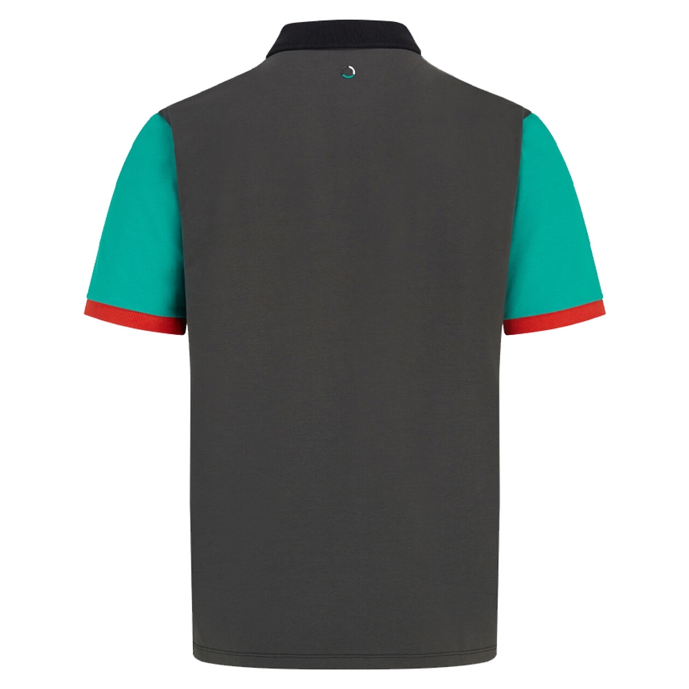 2022 Mercedes FW Colour Black Polo Shirt (Black)