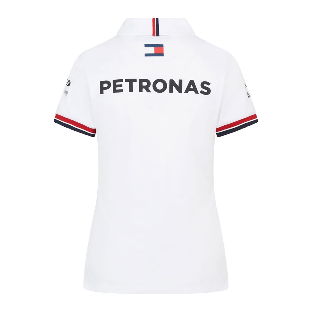 2022 Mercedes Polo Shirt (White) - Womens