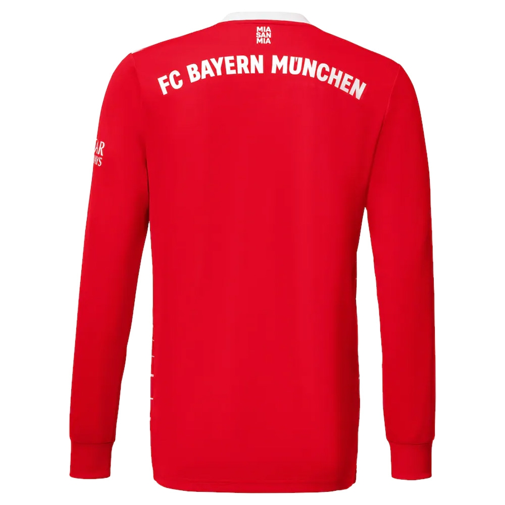 2022-2023 Bayern Munich Long Sleeve Home Shirt (DAVIES 19)