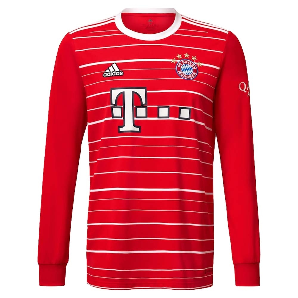 2022-2023 Bayern Munich Long Sleeve Home Shirt (MULLER 25)