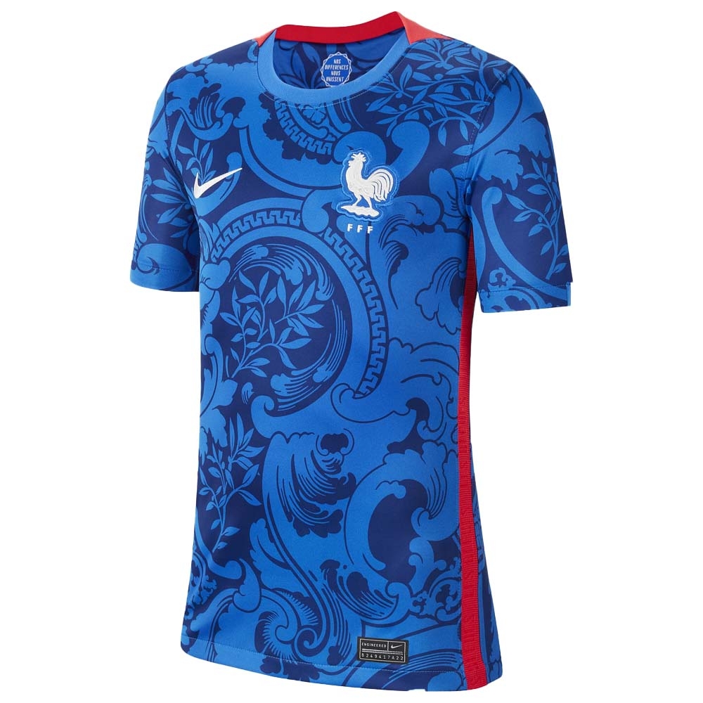 2022 France Euros Home Shirt (Kids) (DIANI 11)