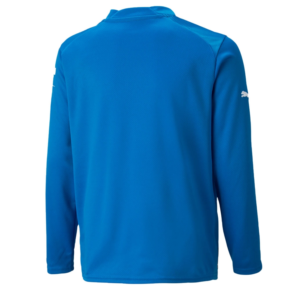 2022-2023 Man City LS Goalkeeper Shirt (Electric Blue) - Kids