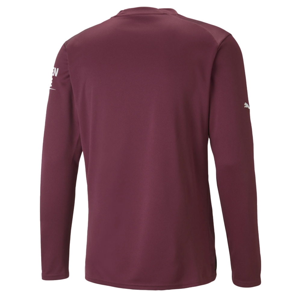 2022-2023 Man City LS Goalkeeper Shirt (Grape Wine) (Carson 33)