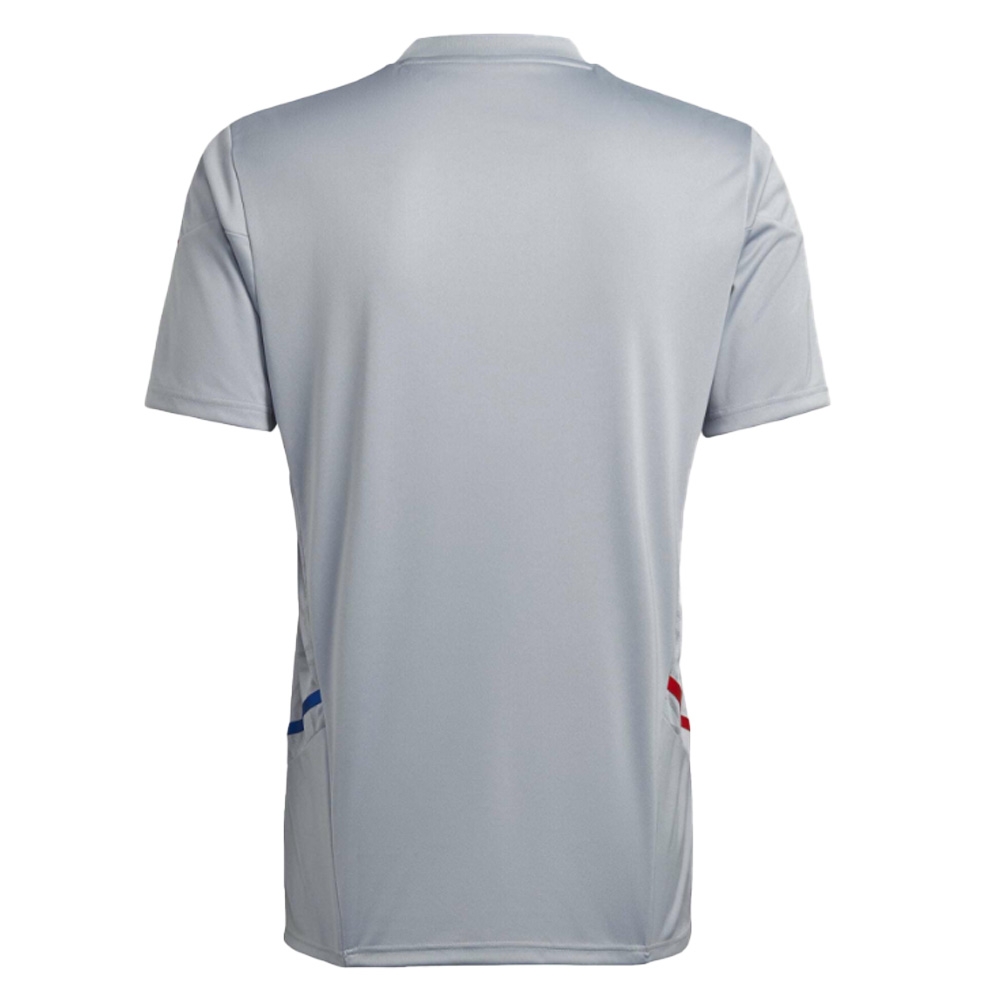 2022-2023 Olympique Lyon Training Jersey (Halo Silver) (AOUAR 8)