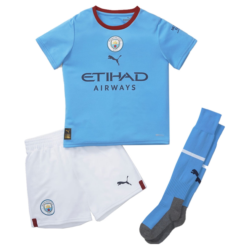 2022-2023 Man City Home Mini Kit (J ALVAREZ 19)