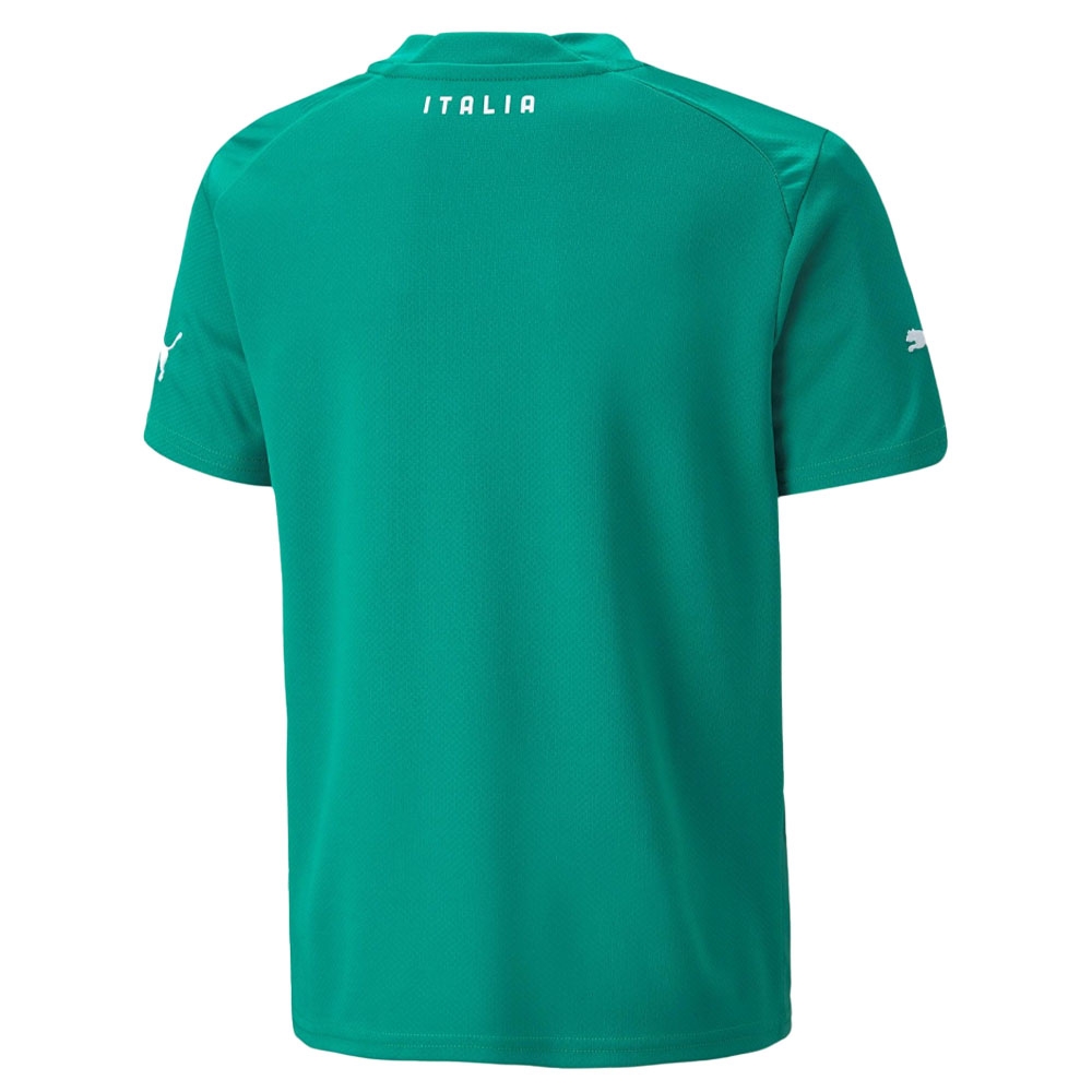 2022-2023 Italy Goalkeeper Shirt (Green) - Kids (Donnarumma 1)