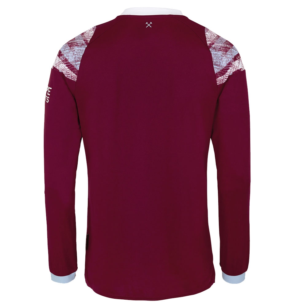 2022-2023 West Ham Long Sleeve Home Shirt (RICE 41)