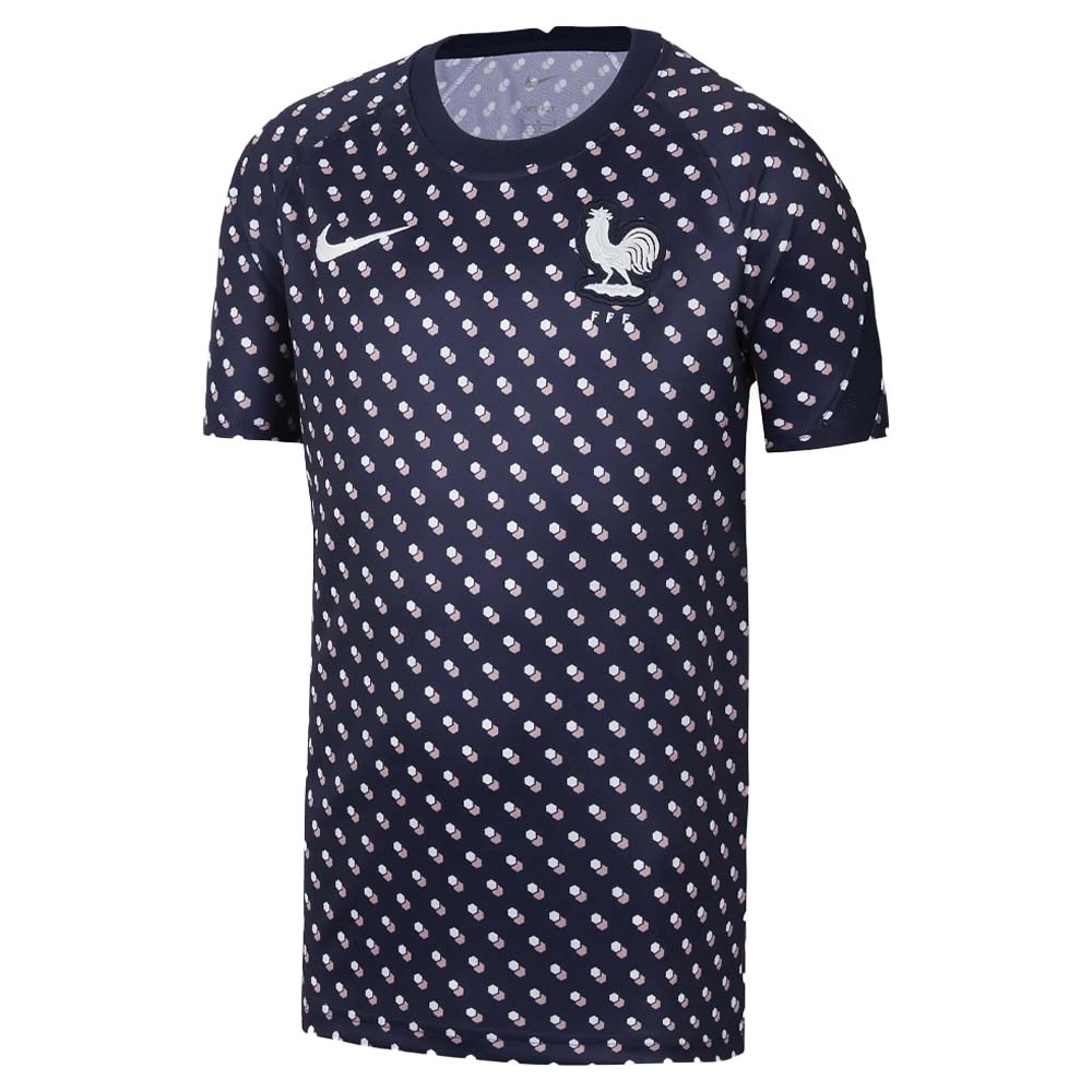 2022-2023 France Pre-Match Training Shirt (Navy) - Kids (Your Name)