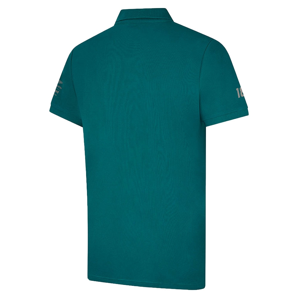 2022 Aston Martin Official LS Polo Shirt (Green)