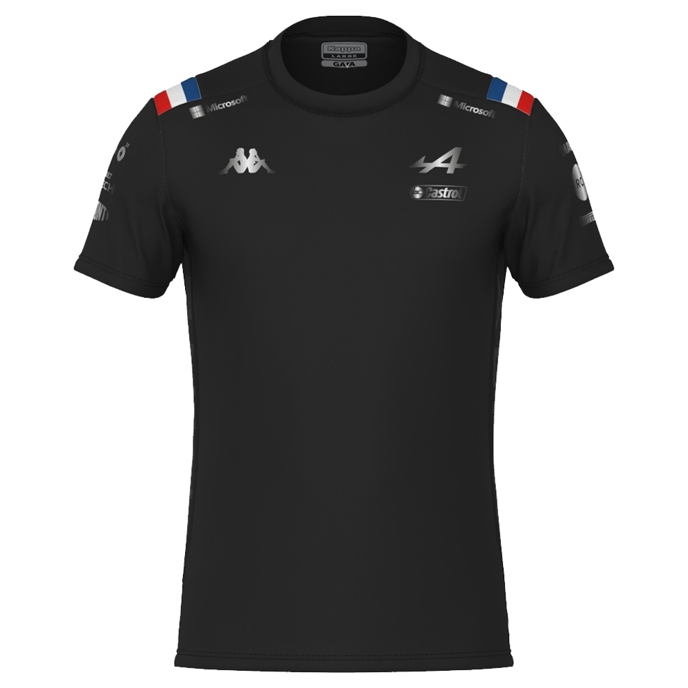 2022 Alpine Team T-Shirt (Black) (Your Name)