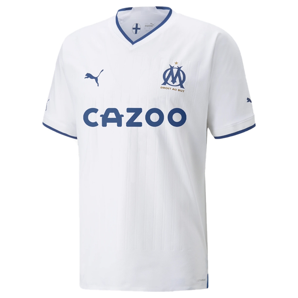 2022-2023 Marseille Authentic Home Shirt (GUENDOUZI 6)