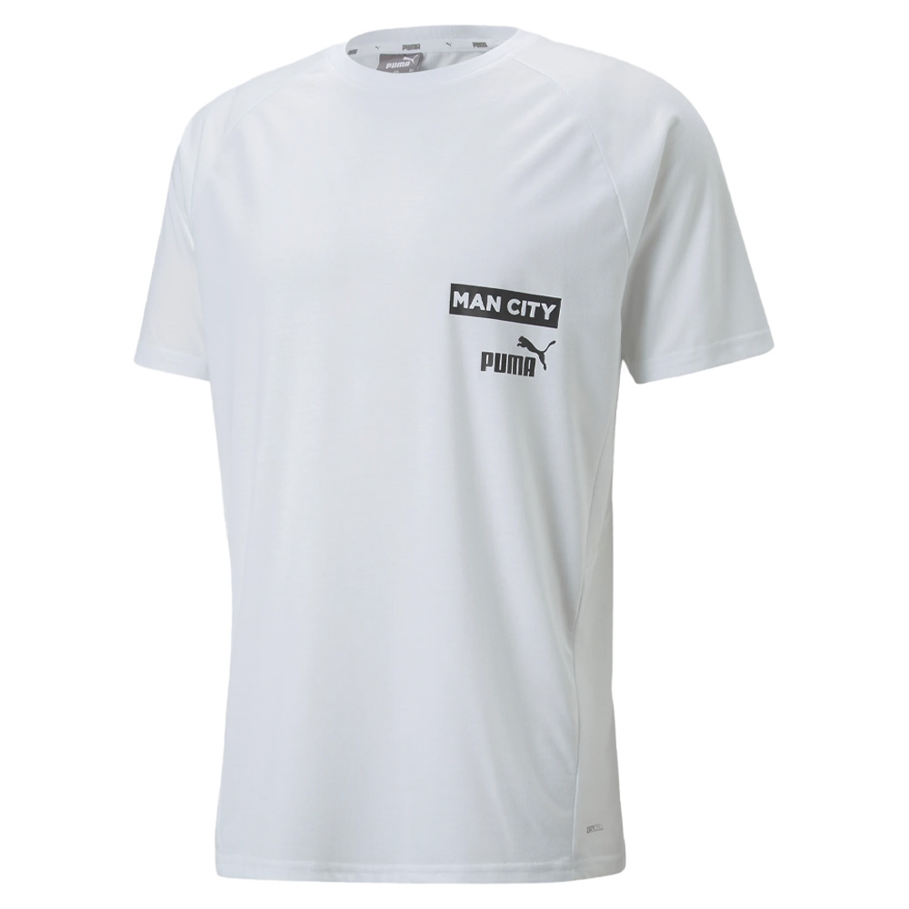 2022-2023 Man City Casuals Tee (White) (JOAO CANCELO 7)