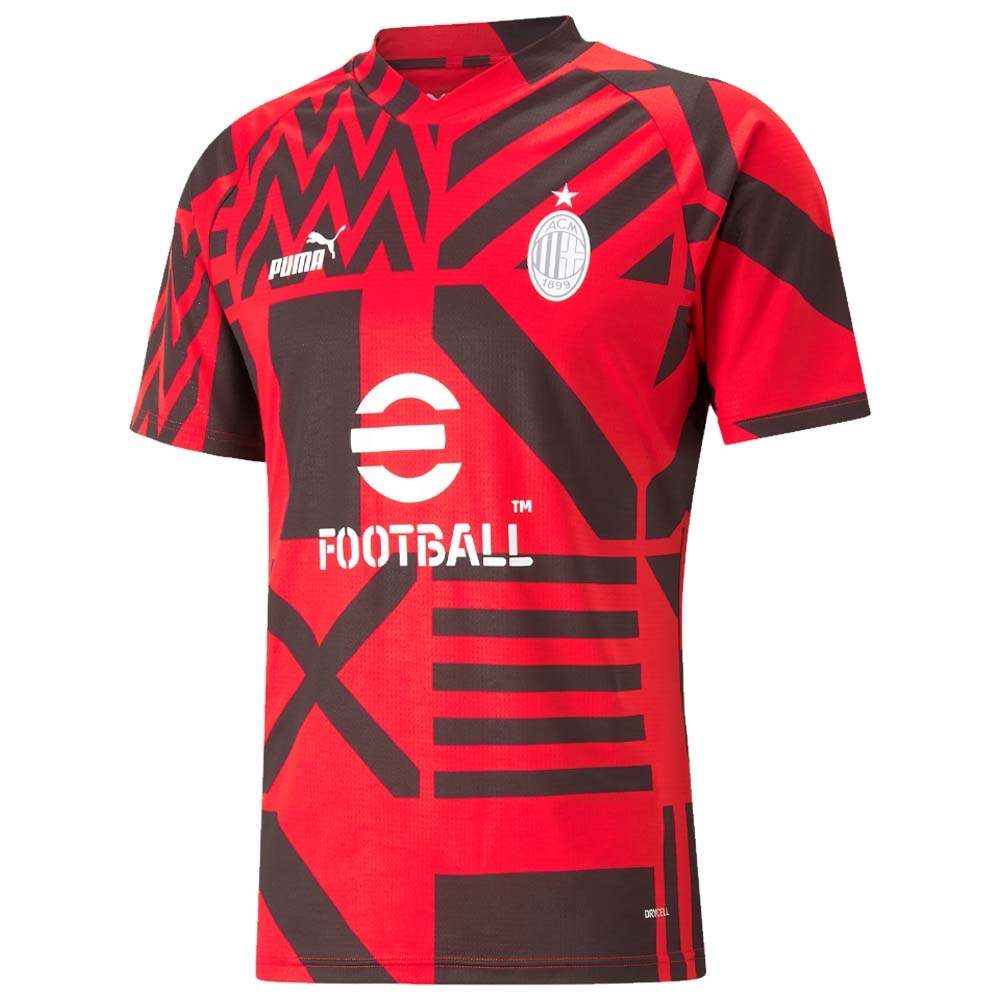 2022-2023 AC Milan Pre-Match Jersey (Red) (SHEVCHENKO 7)